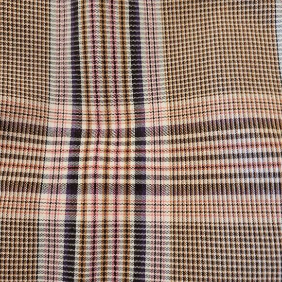 Gal Meets Glam Madison Tie Front Dress Retro 60s Apron Pinafore Plaid Pink Sz 10 - Picture 5 of 14